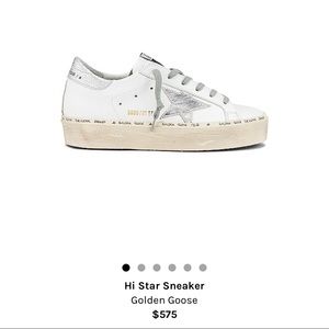Golden goose high star platform sneakers